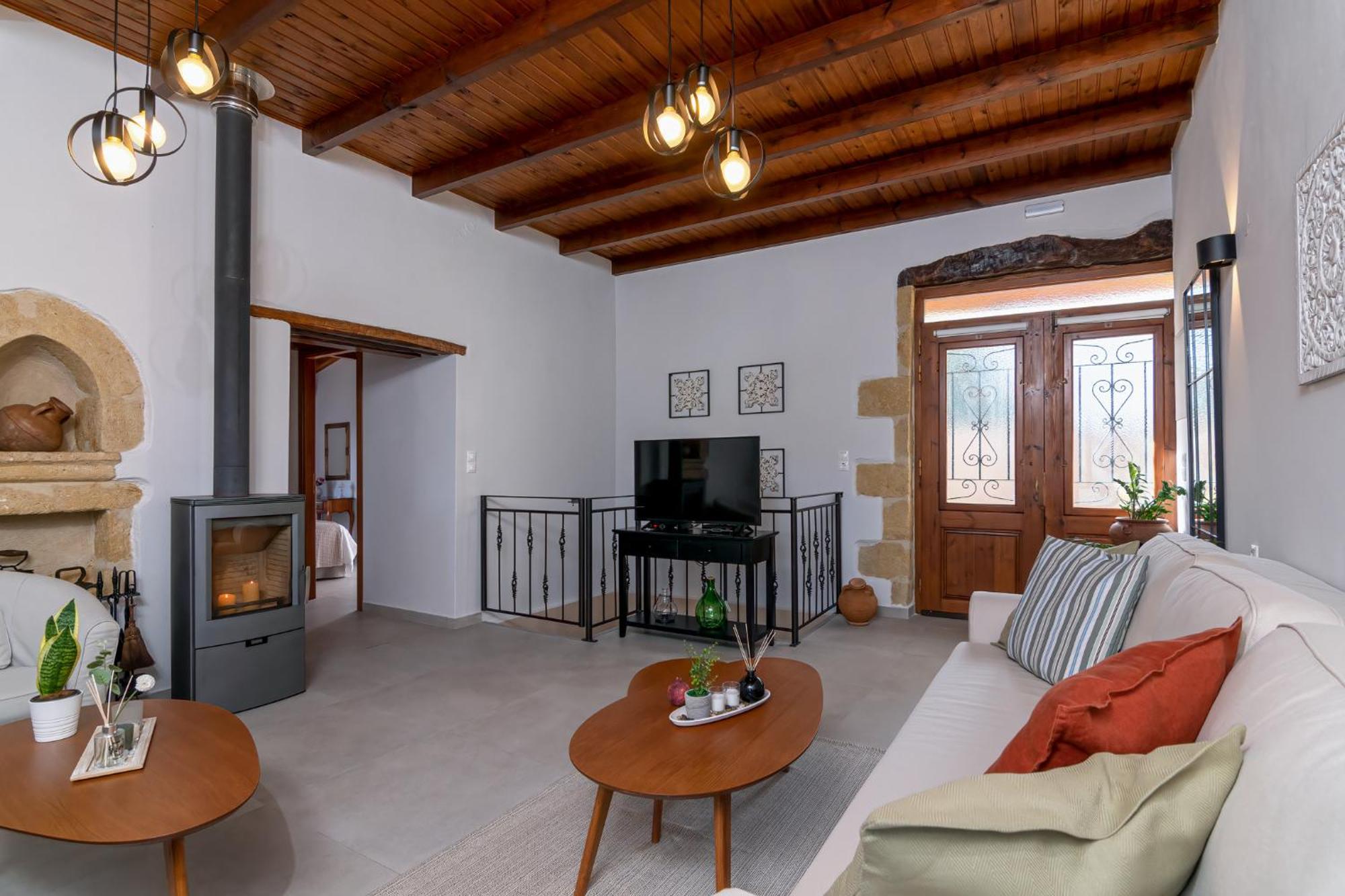 Alia Stone Villa-Ideal For Families-Heated Pool Nohia Eksteriør billede